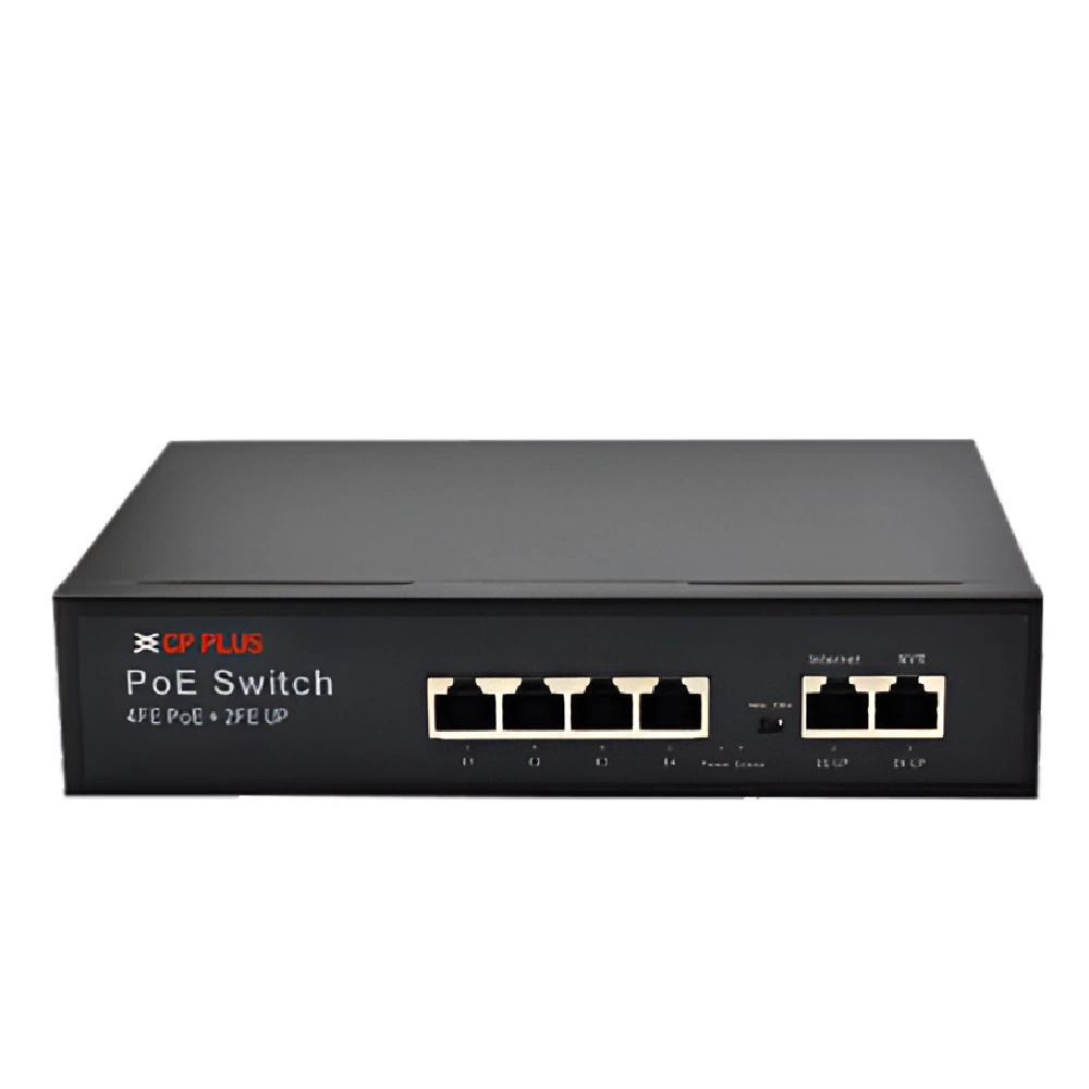 CP-Plus Poe Switch 4 Port (4 FE + 2 FE Port) CP-SAVW-HPU4H2-65 view 2